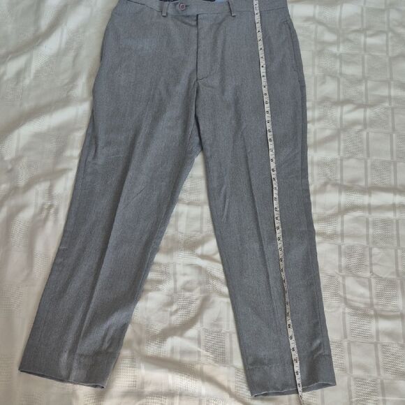 Tommy Hilfiger Men's Classic Gray Dress Pants - Picture 14 of 16